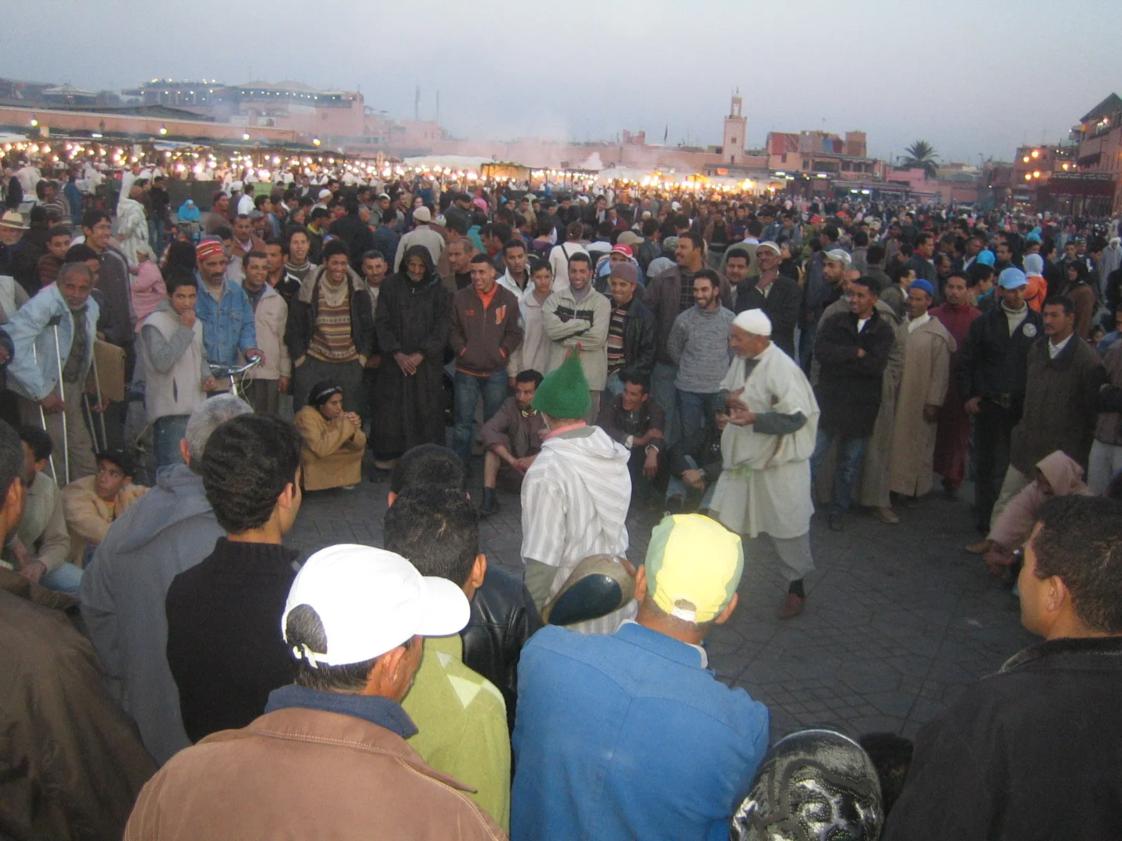 The cultural space of Jemaa el-Fna square recognised by UNESCO