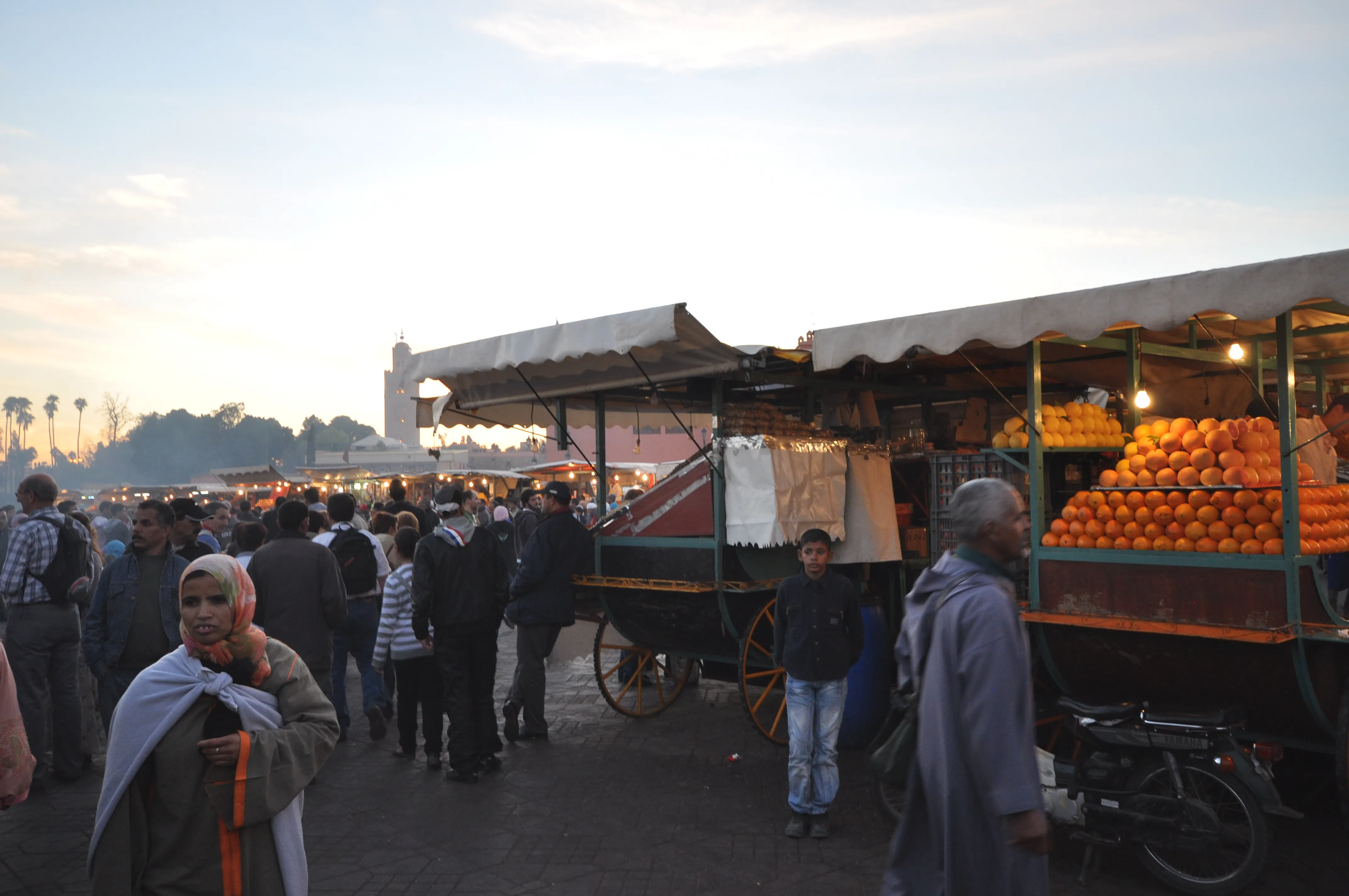 Jemaa el-Fna square bustling, a living heritage under threat